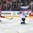 COLOGNE, GERMANY - MAY 21: Russia's Vladimir Tkachyov #70 scores on Finland's Joonas Korpisalo #70 during bronze medal game action at the 2017 IIHF Ice Hockey World Championship. (Photo by Matt Zambonin/HHOF-IIHF Images)